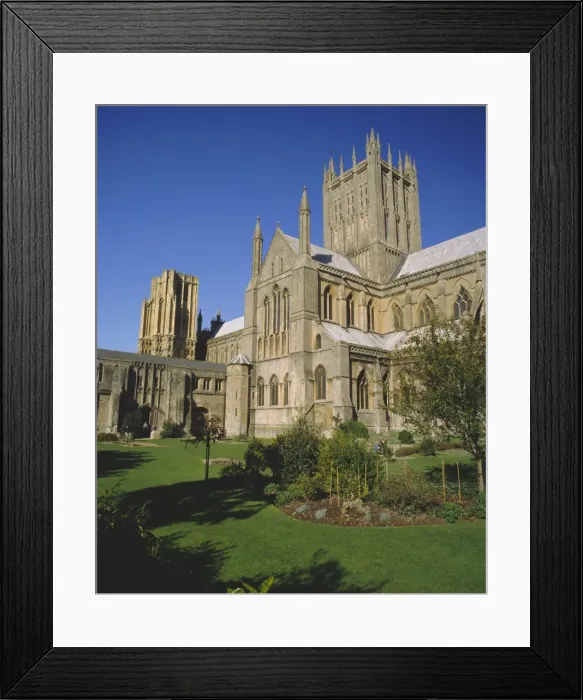 Framed Print : The Cathedral at Wells, Somerset, England, UK