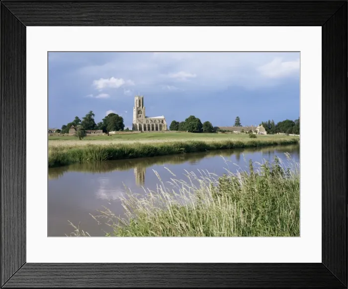 Framed Print : River Nene and Fotheringay church, Northamptonshire, England, United Kingdom, Europe Framed Print : River Nene and Fotheringay church, Northamptonshire, England, United Kingdom, Europe