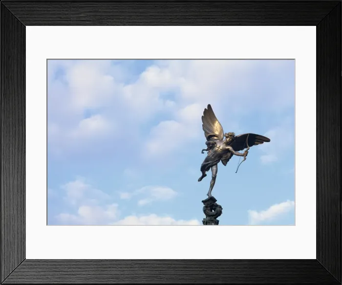 Framed Print : The Statue of Eros, the Greek God of Love, erected in 1892 in memory of the Earl of Shaftesbury Framed Print : The Statue of Eros, the Greek God of Love, erected in 1892 in memory of the Earl of Shaftesbury
