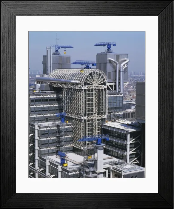Framed Print : The Lloyds Building, designed by Richard Rogers, City of London, London Framed Print : The Lloyds Building, designed by Richard Rogers, City of London, London