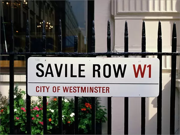 Savile Road, street sign, London, England, United Kingdom, Europe