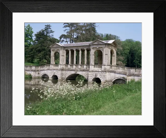 Framed Print : The Palladian bridge, Stowe, Buckinghamshire, England, United Kingdom, Europe Framed Print : The Palladian bridge, Stowe, Buckinghamshire, England, United Kingdom, Europe