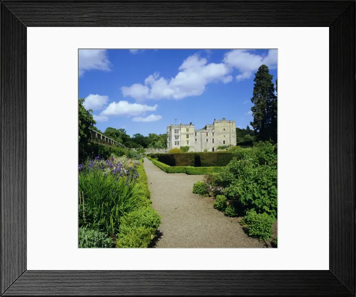 Framed Print : Chillingham Castle and Italian Garden, Northumberland, England, UK Framed Print : Chillingham Castle and Italian Garden, Northumberland, England, UK
