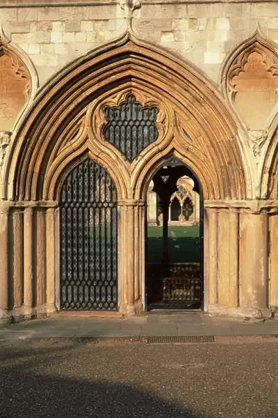 Norwich cathedral cloisters, dating from 13th to 15th centuries, Norwich