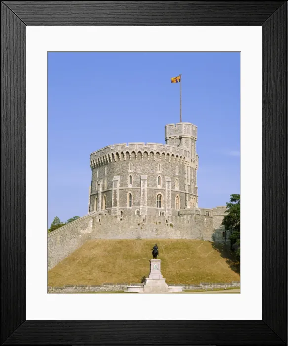 Framed Print : The Round Tower, Windsor Castle, Berkshire, England, UK