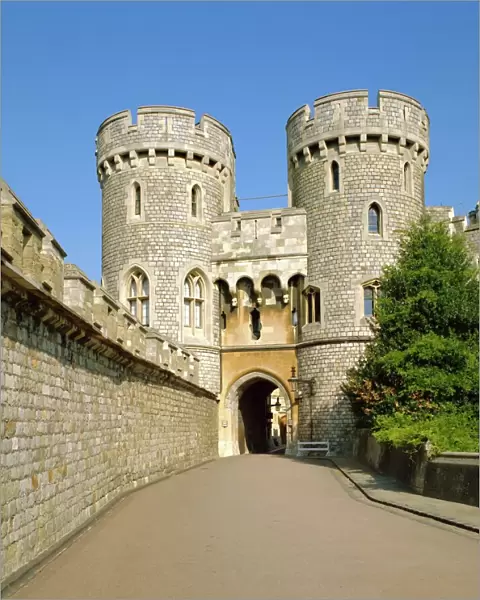 The Norman Gate, Windsor Castle, Berkshire, England, UK