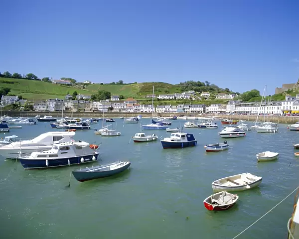 The harbour at Gorey, Jersey, Channel Islands, UK