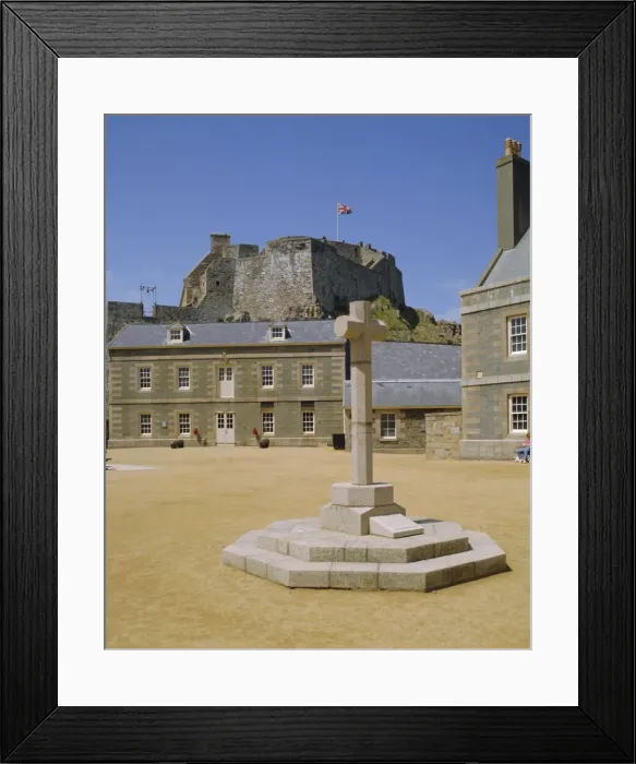 Framed Print : Elizabeth Castle, Jersey, Channel Islands, UK Framed Print : Elizabeth Castle, Jersey, Channel Islands, UK