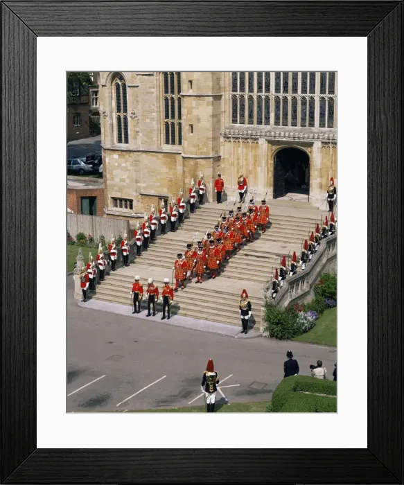 Framed Print : Garter ceremony, St. Georges Chapel, Windsor Castle, Berkshire, England Framed Print : Garter ceremony, St. Georges Chapel, Windsor Castle, Berkshire, England