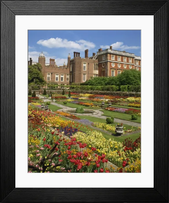 Framed Print : Pond Garden in the Palace Gardens, Hampton Court, London, England, United Kingdom, Europe Framed Print : Pond Garden in the Palace Gardens, Hampton Court, London, England, United Kingdom, Europe