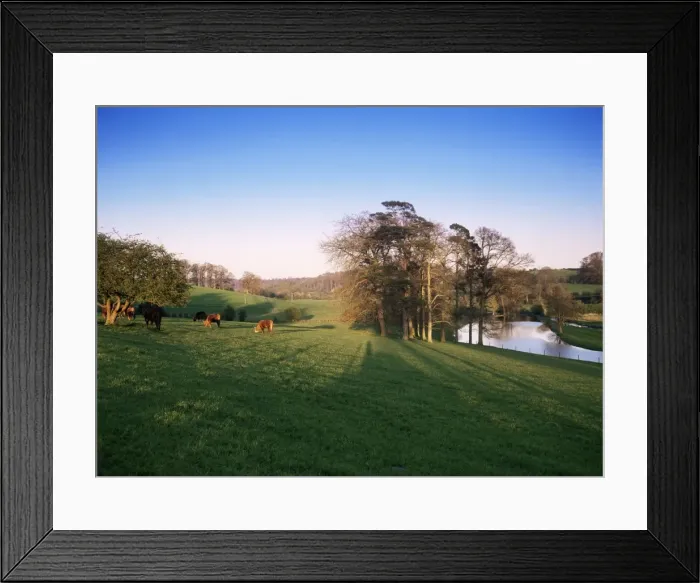Framed Print : River Chess from the grounds of Latimer House, Latimer, Buckinghamshire
