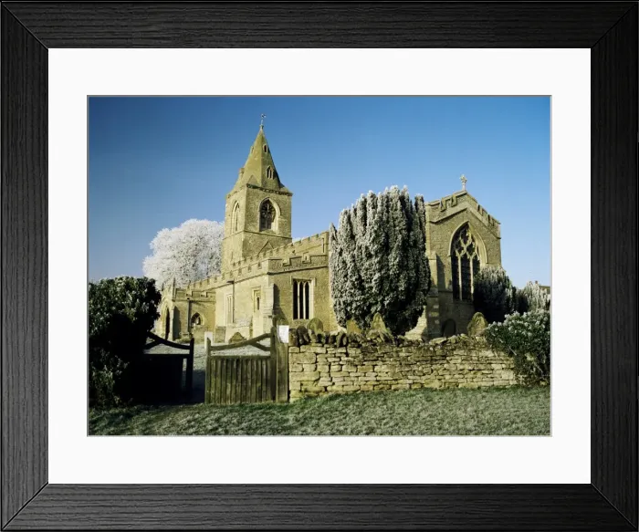 Framed Print : St. Marys church, one of the Stodden churches, Yelden (Yielden) village Framed Print : St. Marys church, one of the Stodden churches, Yelden (Yielden) village