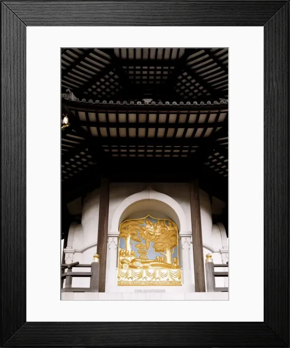 Framed Print : The Peace Pagoda donated by Japanese monks in 1985, Battersea, London, England Framed Print : The Peace Pagoda donated by Japanese monks in 1985, Battersea, London, England
