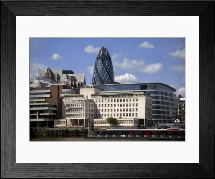 Framed Print : View of the City of London, London, England, United Kingdom, Europe Framed Print : View of the City of London, London, England, United Kingdom, Europe