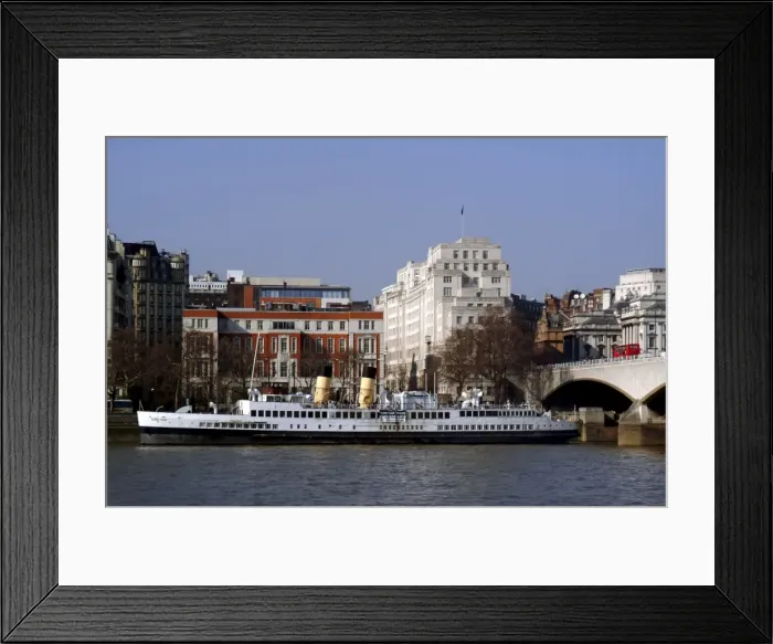 Framed Print : Queen Mary on the River Thames, London, England, United Kingdom, Europe Framed Print : Queen Mary on the River Thames, London, England, United Kingdom, Europe
