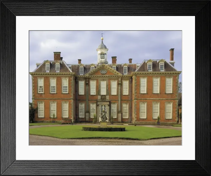Framed Print : Hanbury Hall, setting for the radio serial The Archers, Worcestershire Framed Print : Hanbury Hall, setting for the radio serial The Archers, Worcestershire