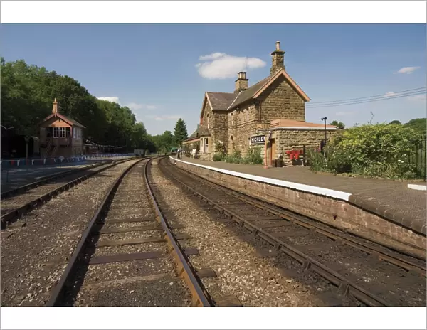 Railway tracks, Highley station, Severn Valley Heritage Preserved Steam Railway
