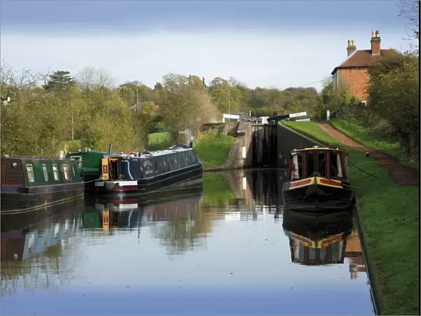 Top lock, the Tardebigge flight of locks, Worcester and Birmingham canal