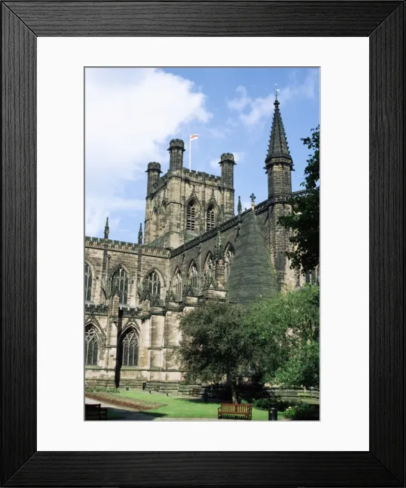 Framed Print : Cathedral of Christ and the Blessed Virgin, largely built in 1093, Chester Framed Print : Cathedral of Christ and the Blessed Virgin, largely built in 1093, Chester
