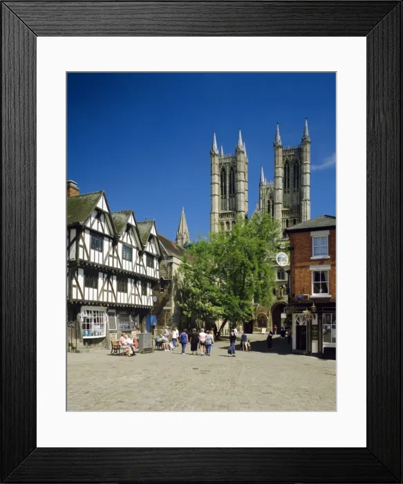 Framed Print : Lincoln Cathedral, Lincoln, England Framed Print : Lincoln Cathedral, Lincoln, England