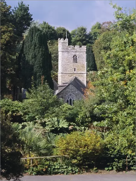 Church, St Just in Roseland, Cornwall, England, UK