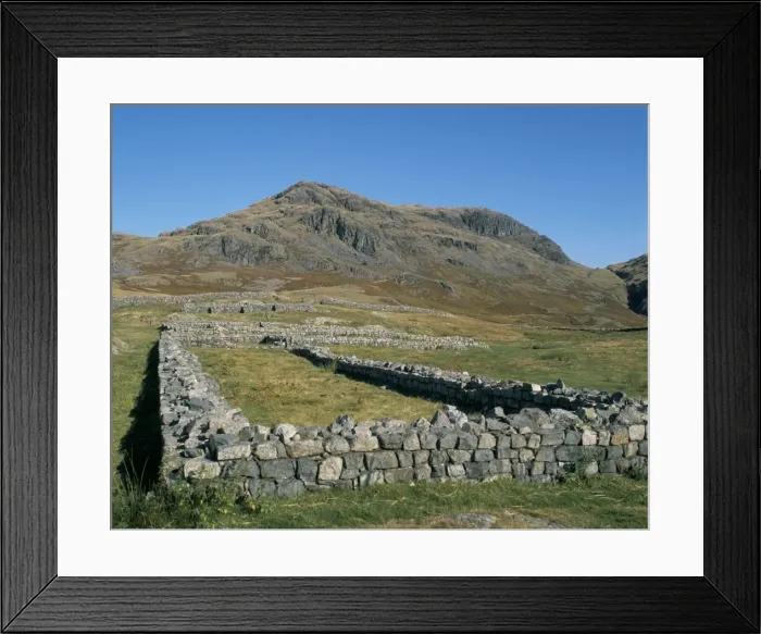 Framed Print : Hardknott Roman fort, Cumbria, England, United Kingdom, Europe Framed Print : Hardknott Roman fort, Cumbria, England, United Kingdom, Europe