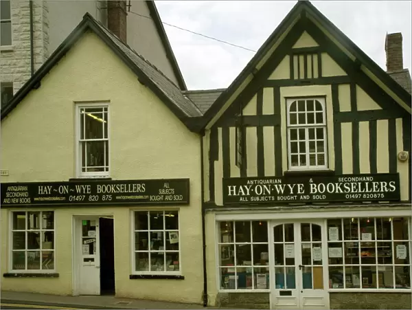 Bookshops, Hay-on-Wye, Herefordshire, England, United Kingdom, Europe