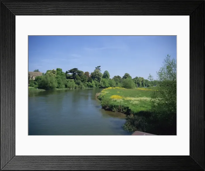 Framed Print : River Thames, Clifton Hampden, Oxfordshire, England, United Kingdom, Europe Framed Print : River Thames, Clifton Hampden, Oxfordshire, England, United Kingdom, Europe