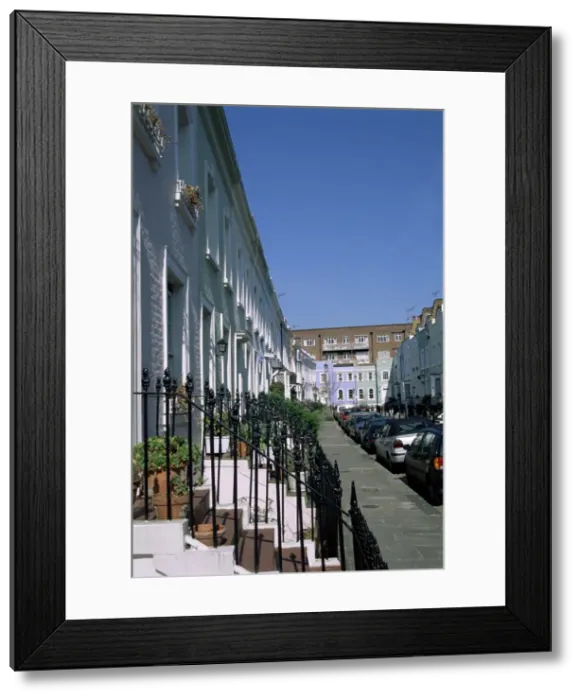 Framed Print : Bywater Street, off the Kings Road, Chelsea, London, England, United Kingdom, Europe Framed Print : Bywater Street, off the Kings Road, Chelsea, London, England, United Kingdom, Europe