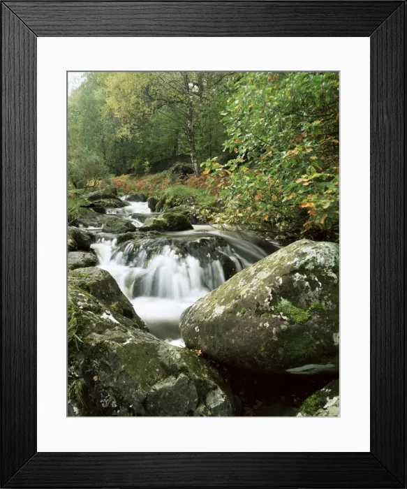 Framed Print : Barrow Beck and autumnal foliage, near Ashness Bridge, Lake District, Cumbria Framed Print : Barrow Beck and autumnal foliage, near Ashness Bridge, Lake District, Cumbria