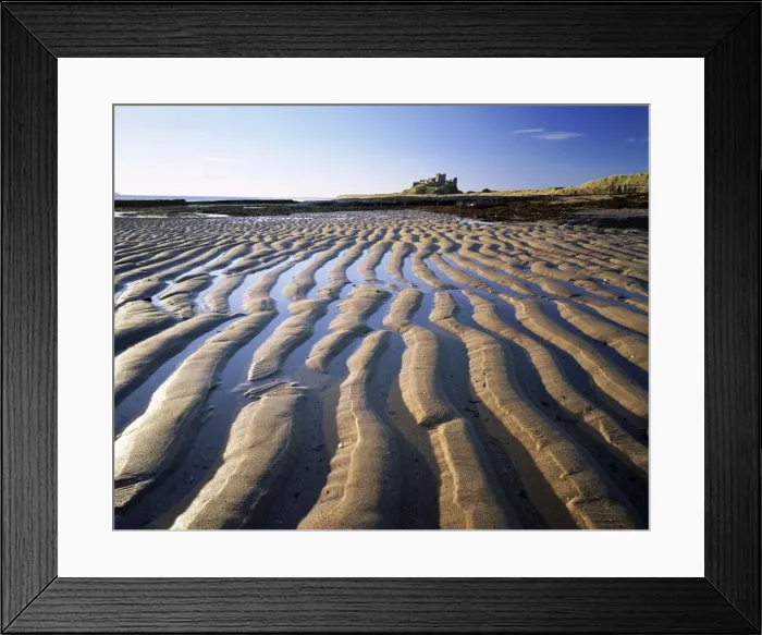 Framed Print : Bamburgh castle and Bamburgh beach, Bamburgh, Northumberland, England, United Kingdom Framed Print : Bamburgh castle and Bamburgh beach, Bamburgh, Northumberland, England, United Kingdom