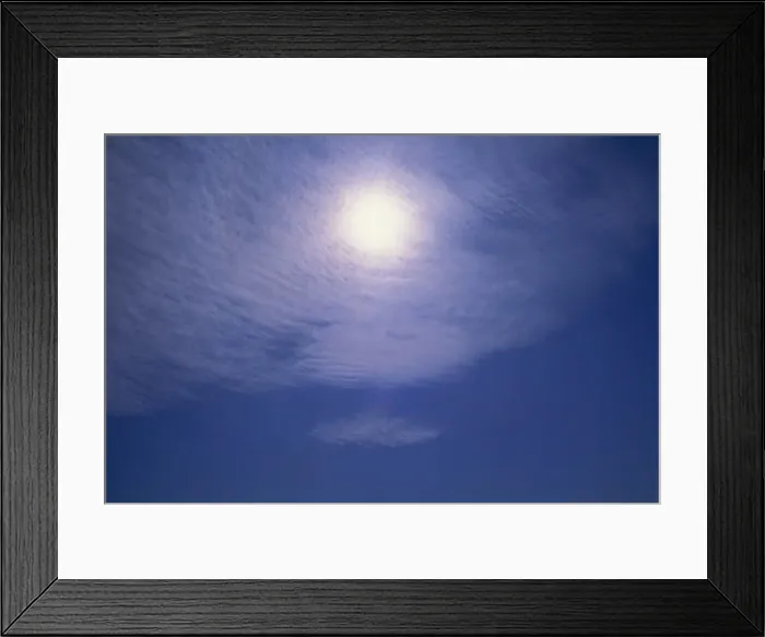 Framed Print : Altocumulus clouds in front of the sun, high above Tadley, near Basingstoke Framed Print : Altocumulus clouds in front of the sun, high above Tadley, near Basingstoke