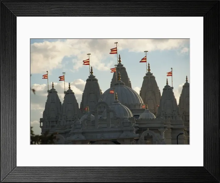 Framed Print : Detail from the Mandir Mahotsav Temple, Neasden, north London, England Framed Print : Detail from the Mandir Mahotsav Temple, Neasden, north London, England