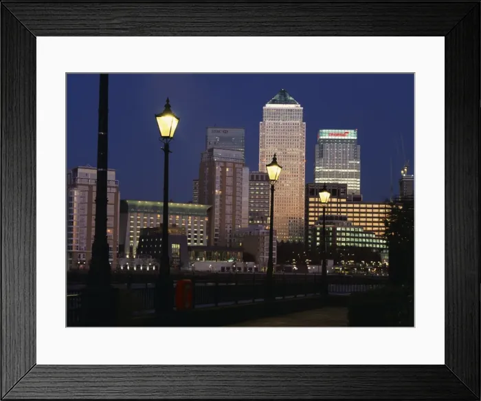 Framed Print : Docklands Business Center, London, England, United Kingdom, Europe Framed Print : Docklands Business Center, London, England, United Kingdom, Europe