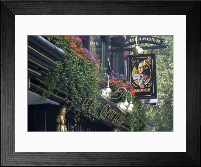 Framed Print : The George pub, Strand, London, England, United Kingdom, Europe Framed Print : The George pub, Strand, London, England, United Kingdom, Europe