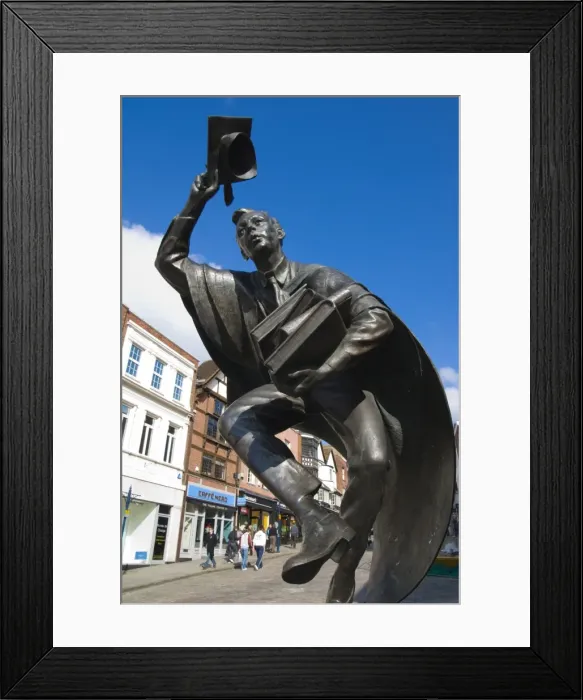 Framed Print : Scholar statue, Guildford, Surrey, England, United Kingdom, Europe Framed Print : Scholar statue, Guildford, Surrey, England, United Kingdom, Europe