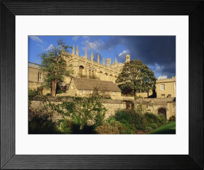 Framed Print : Christ Church College and War Memorial Garden, Oxford, Oxfordshire, England, UK, Europe
