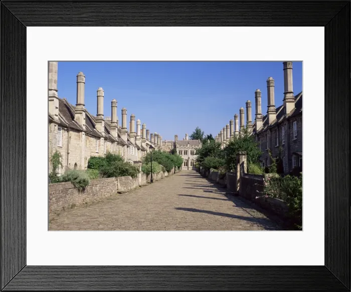 Framed Print : Vicars Close, Wells, Somerset, England, United Kingdom, Europe Framed Print : Vicars Close, Wells, Somerset, England, United Kingdom, Europe