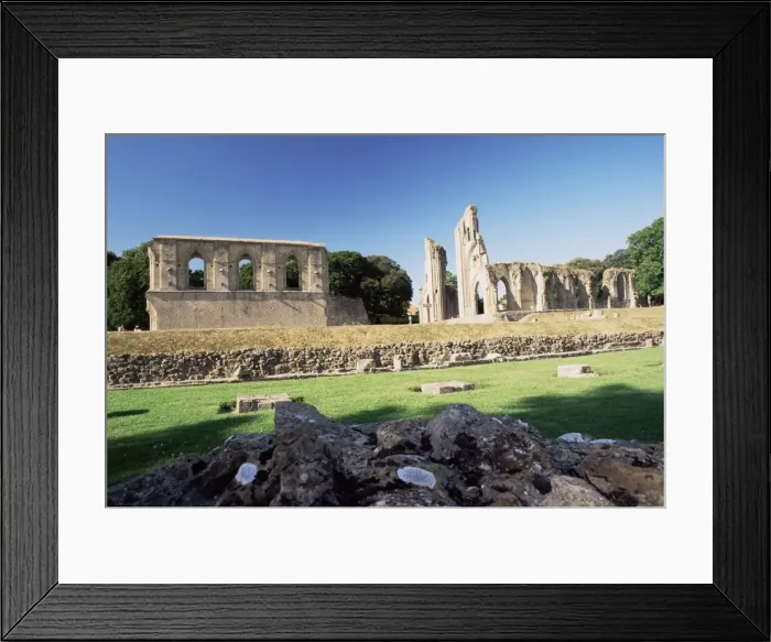 Framed Print : Glastonbury Abbey, Somerset, England, United Kingdom, Europe Framed Print : Glastonbury Abbey, Somerset, England, United Kingdom, Europe