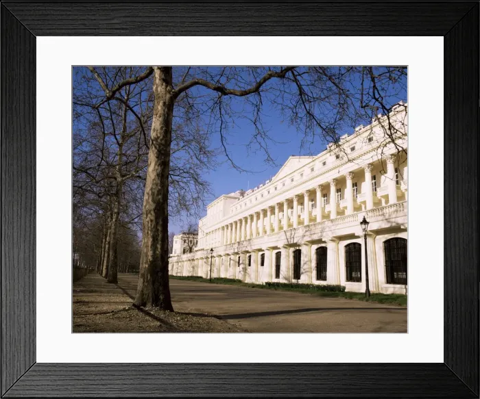Framed Print : Carlton House Terrace, built by John Nash circa 1830, The Mall, London Framed Print : Carlton House Terrace, built by John Nash circa 1830, The Mall, London