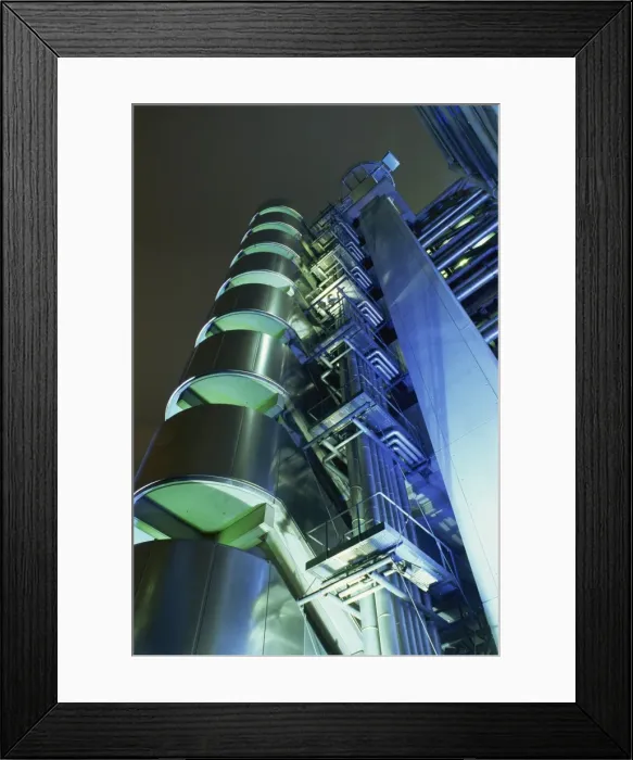 Framed Print : The Lloyds Building, designed by Richard Rogers, City of London, London Framed Print : The Lloyds Building, designed by Richard Rogers, City of London, London