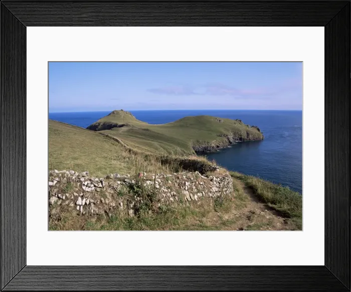 Framed Print : Pentire Point, Cornwall, England, United Kingdom, Europe Framed Print : Pentire Point, Cornwall, England, United Kingdom, Europe