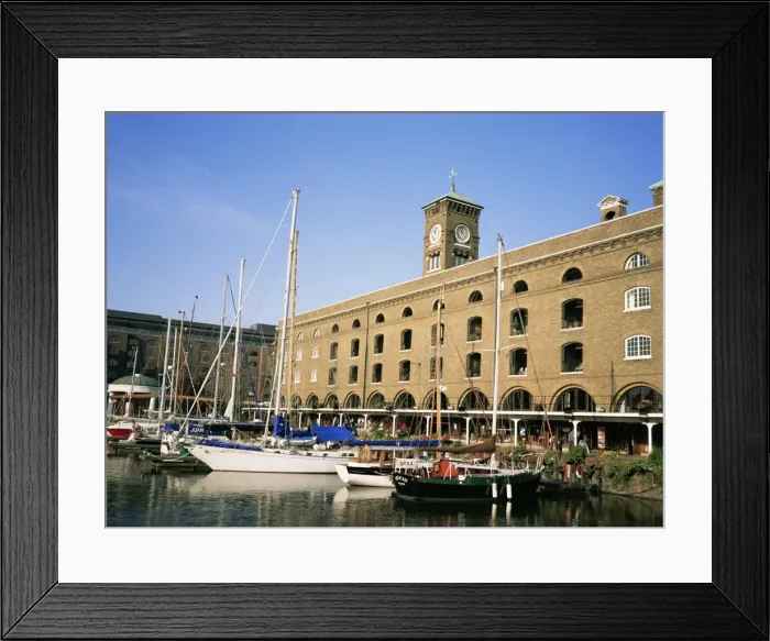 Framed Print : St. Katherines Dock, London, England, United Kingdom, Europe Framed Print : St. Katherines Dock, London, England, United Kingdom, Europe