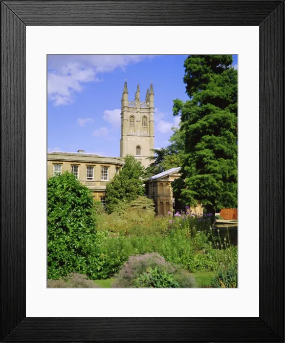 Framed Print : Magdalen College from Botanic Garden, Oxford, Oxfordshire, England, UK Framed Print : Magdalen College from Botanic Garden, Oxford, Oxfordshire, England, UK