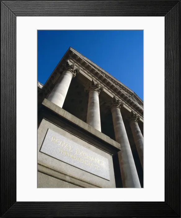 Framed Print : The Royal Exchange, City of London, London, England, UK, Europe