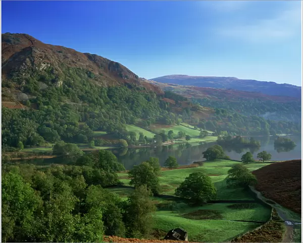 Rydal Water from Loughrigg Terrace, Lake District National Park, Cumbria