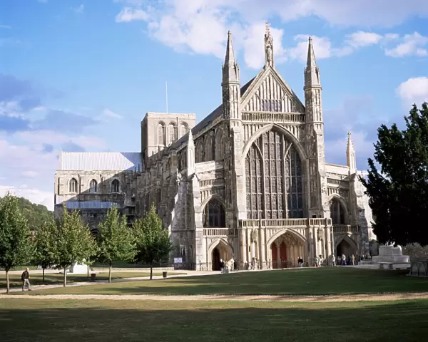 Winchester Cathedral, Winchester, Hampshire, England, United Kingdom, Europe