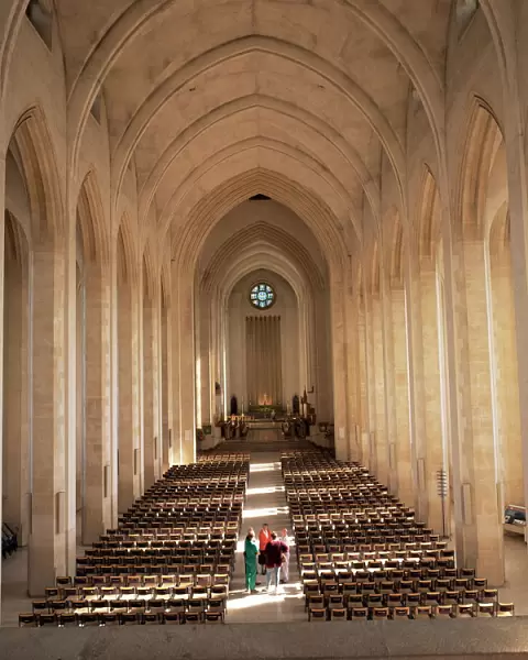 Cathedral interior, Guildford, Surrey, England, United Kingdom, Europe