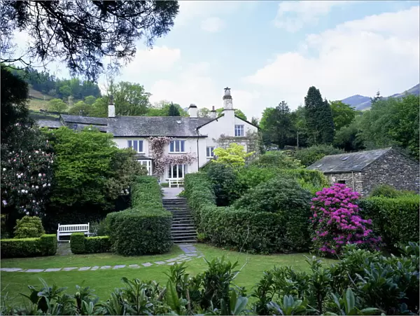 Rydal Mount, the poet Wordsworths home, Lake District, Cumbria, England