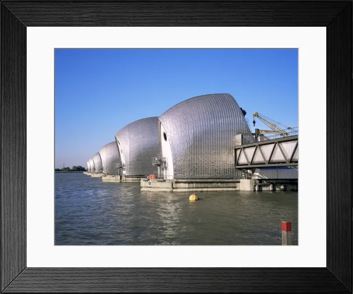 Framed Print : Thames Barrier, Woolwich, London, England, United Kingdom, Europe Framed Print : Thames Barrier, Woolwich, London, England, United Kingdom, Europe